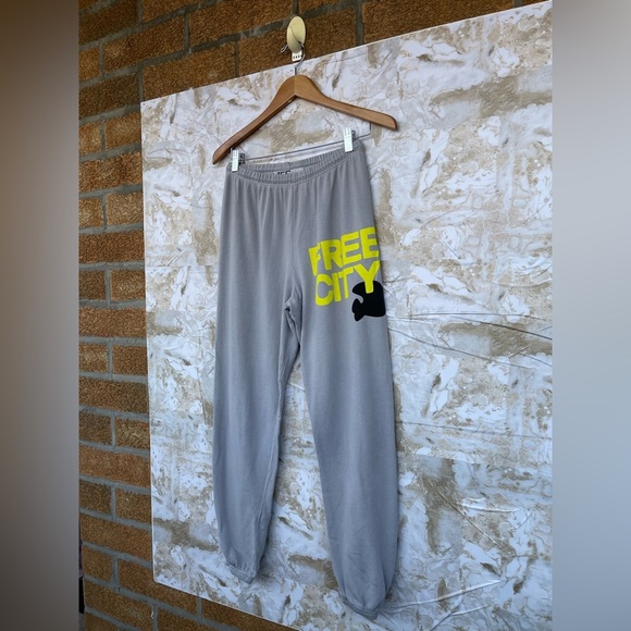 FREECITY Sweatpant In Silver Rock size small - Picture 2 of 11